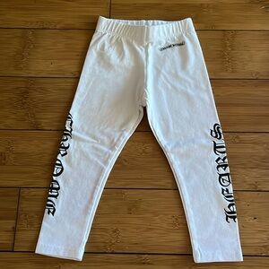 Chrome Hearts white leggings